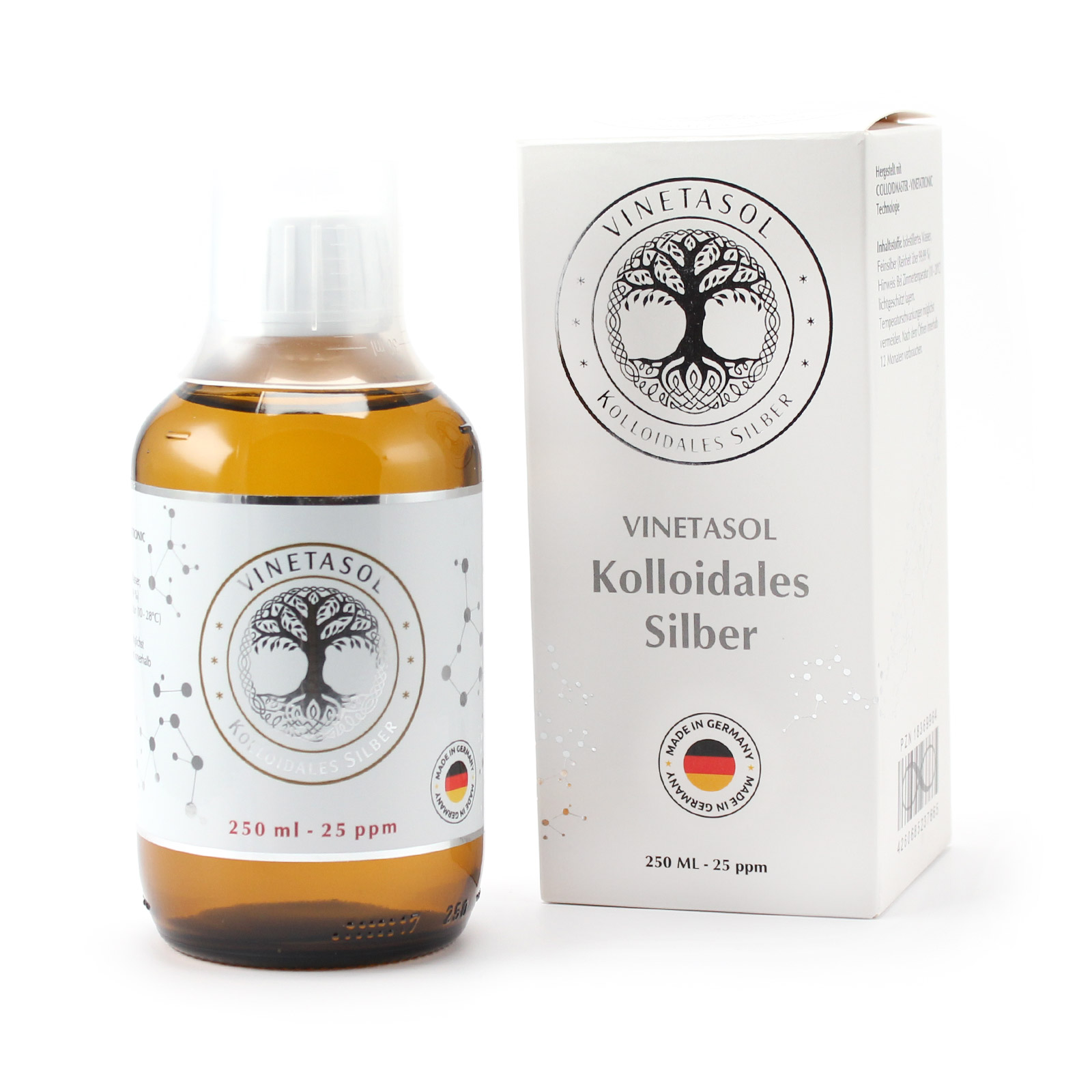 VINETASOL - Kolloidales Silber  25ppm / 250 ml 