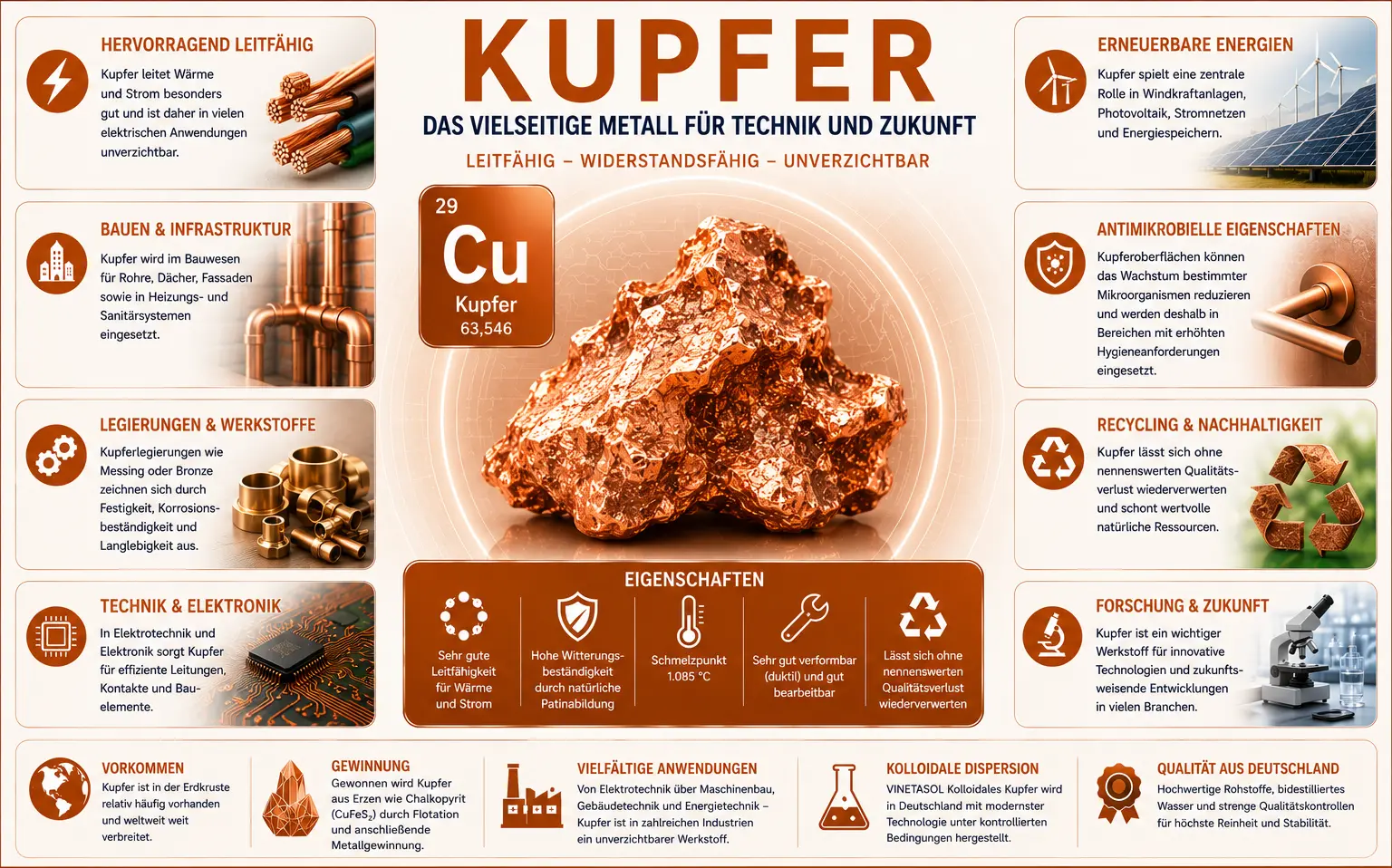 Infografik Kupfer