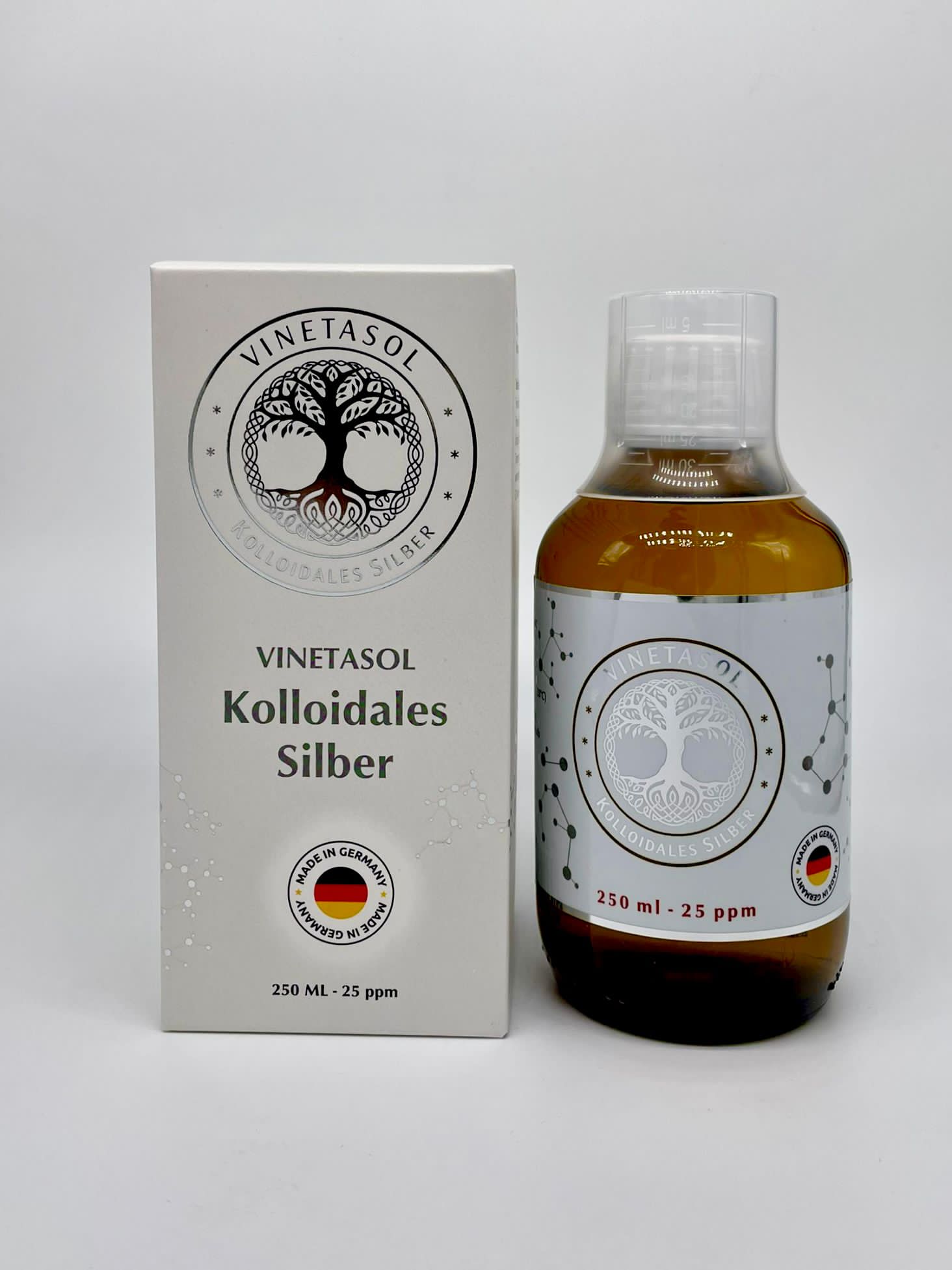 VINETASOL - Kolloidales Silber  25ppm / 250 ml