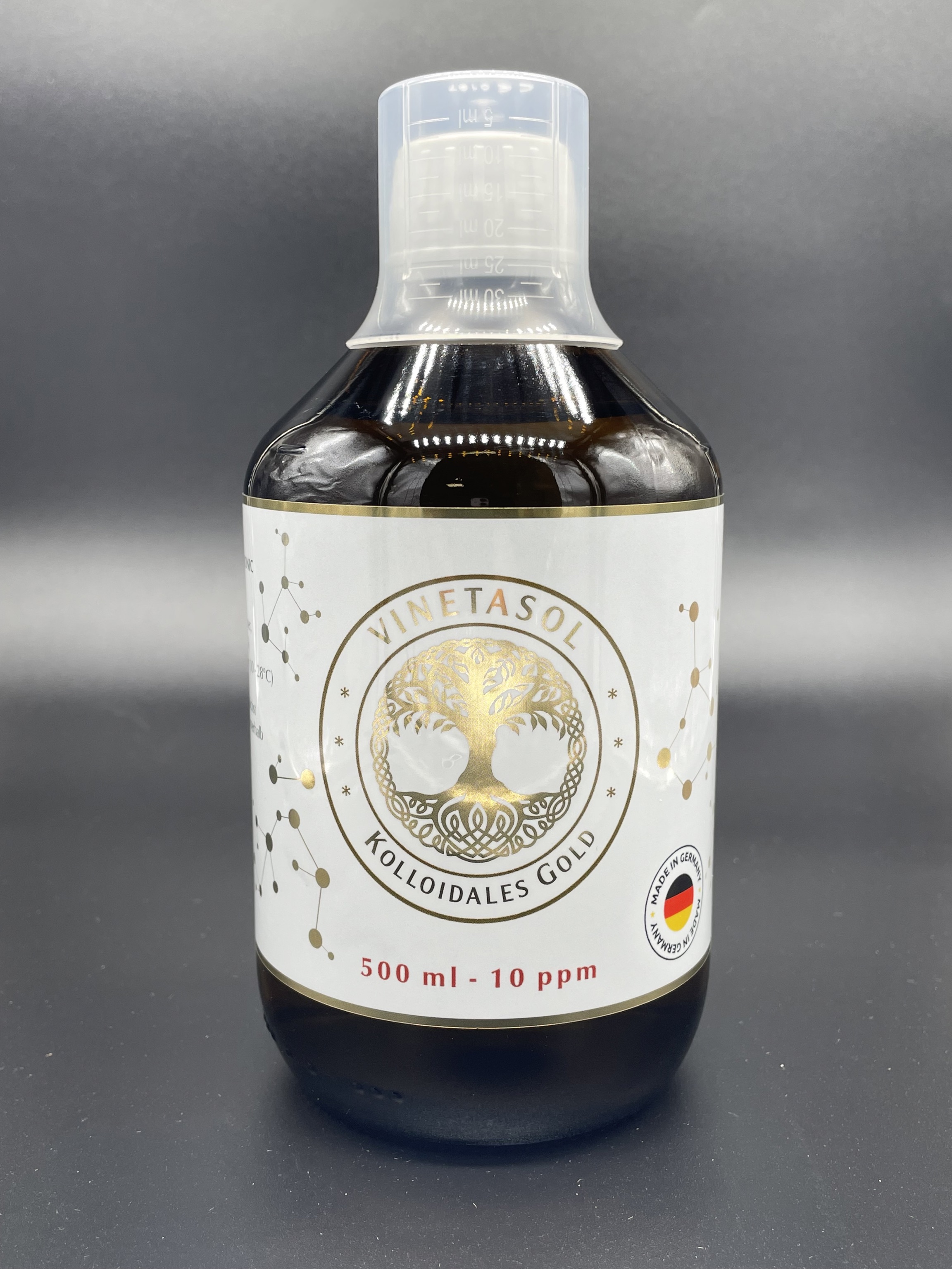 VINETASOL - Kolloidales Gold 10 ppm / 500 ml