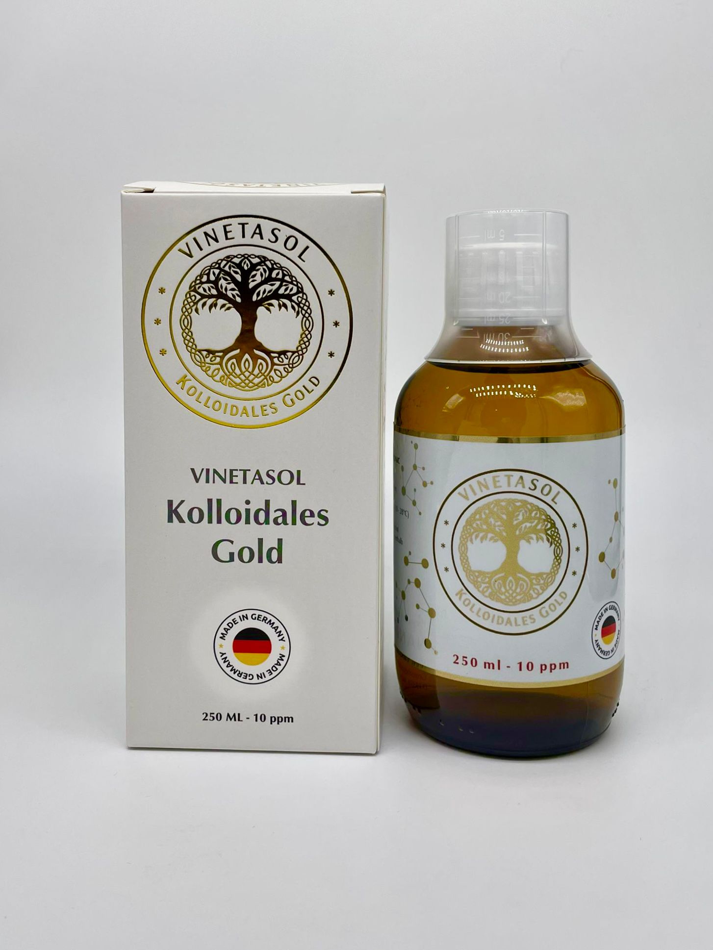 VINETASOL - Kolloidales Gold 10 ppm / 250 ml