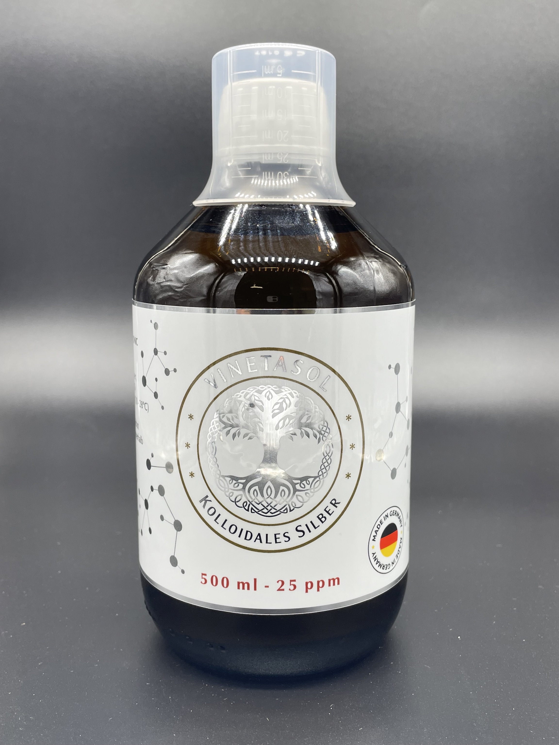 VINETASOL - Kolloidales Silber 25ppm / 500 ml
