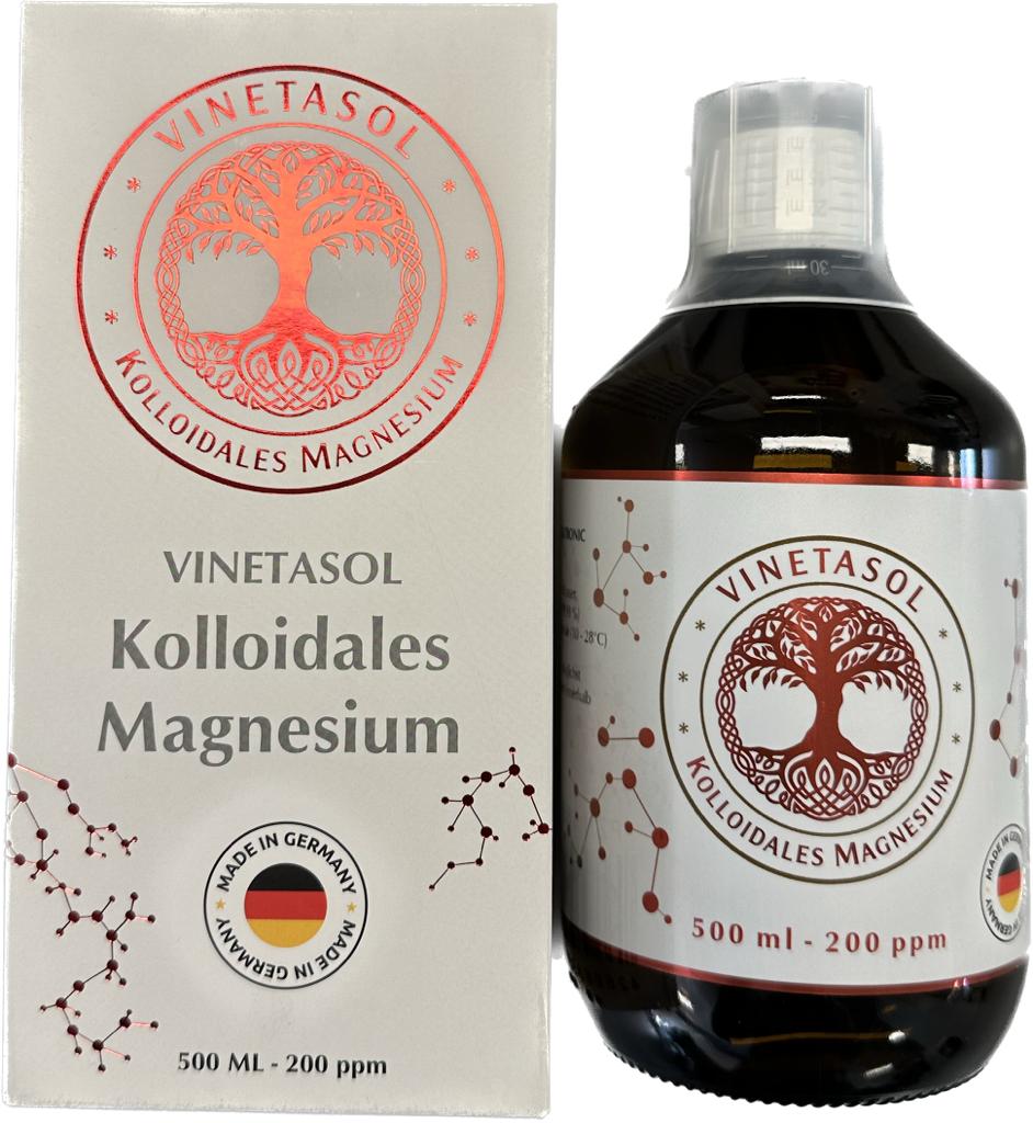 VINETASOL - Kolloidales Magnesium 200ppm / 500 ml