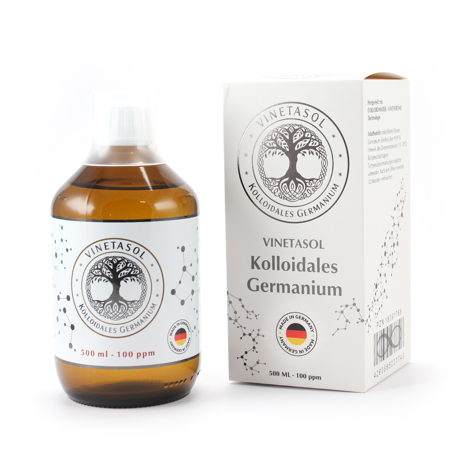 VINETASOL - Kolloidales Germanium 100 ppm / 500 ml 