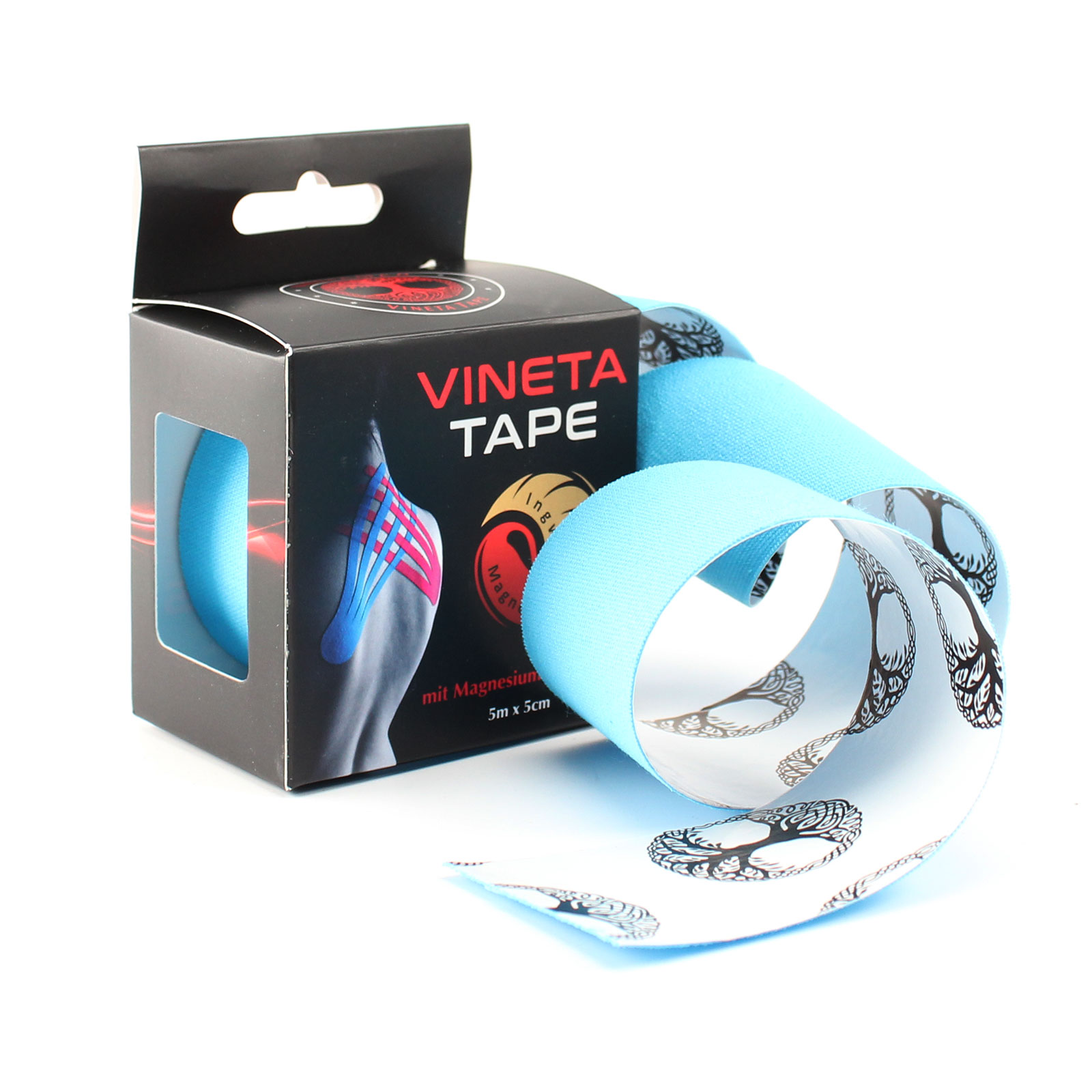 10x VINETATAPE mit Magnesium und Ingwer - hellblau