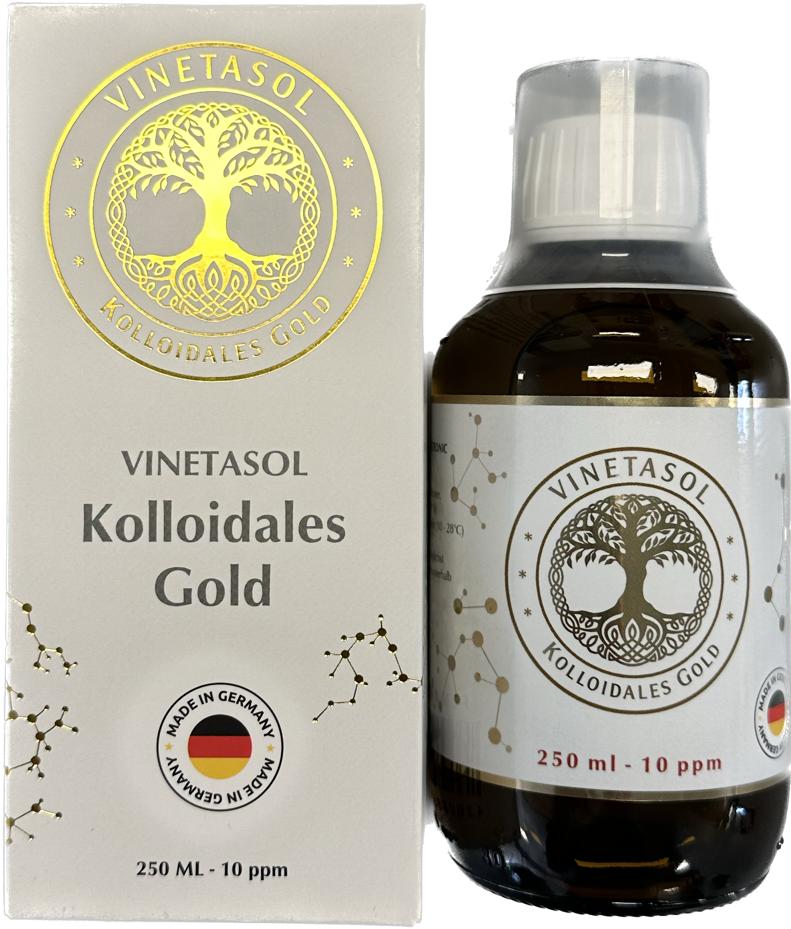 VINETASOL - Kolloidales Gold 10 ppm / 250 ml