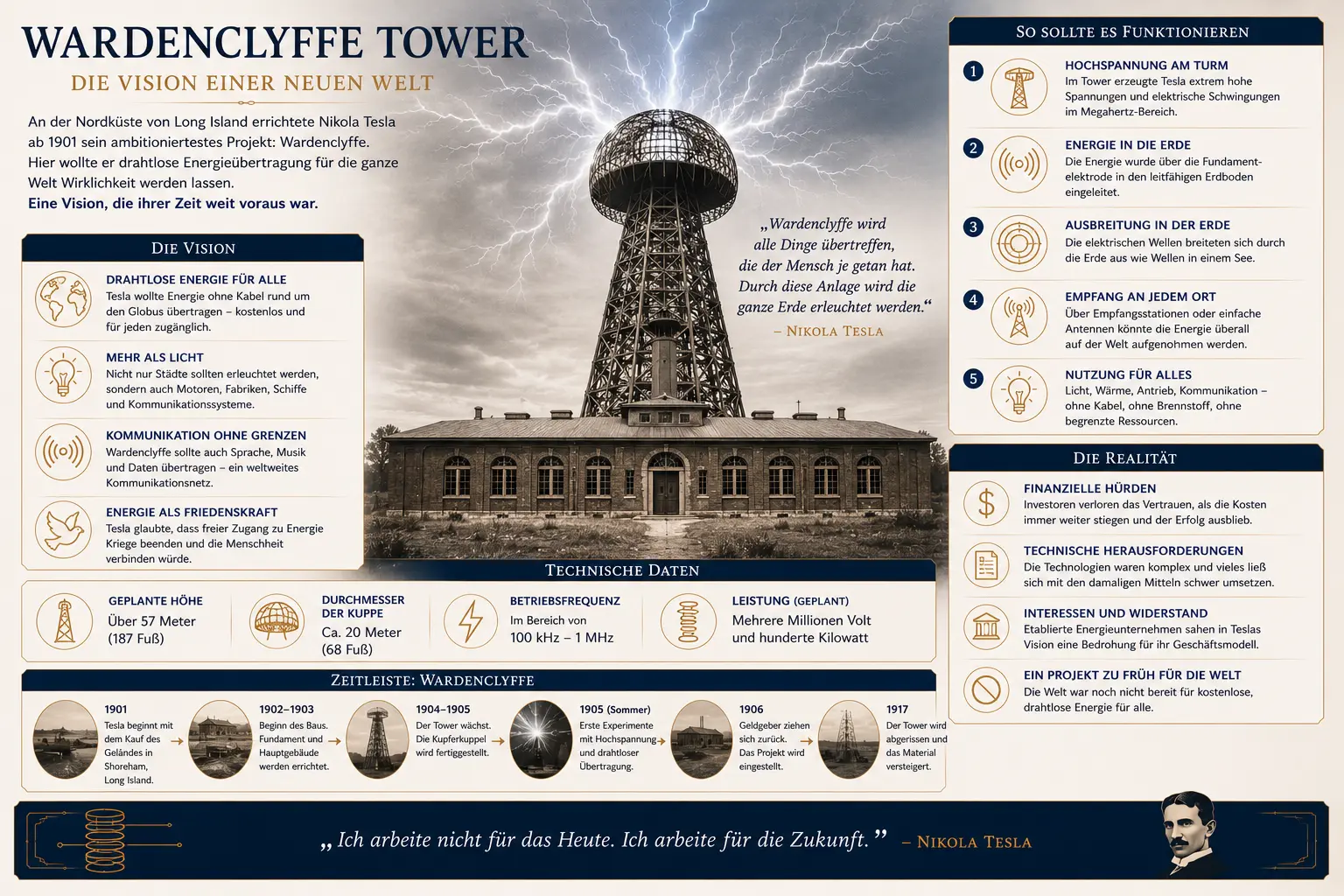Nikola Teslas Wardenclyffe Tower