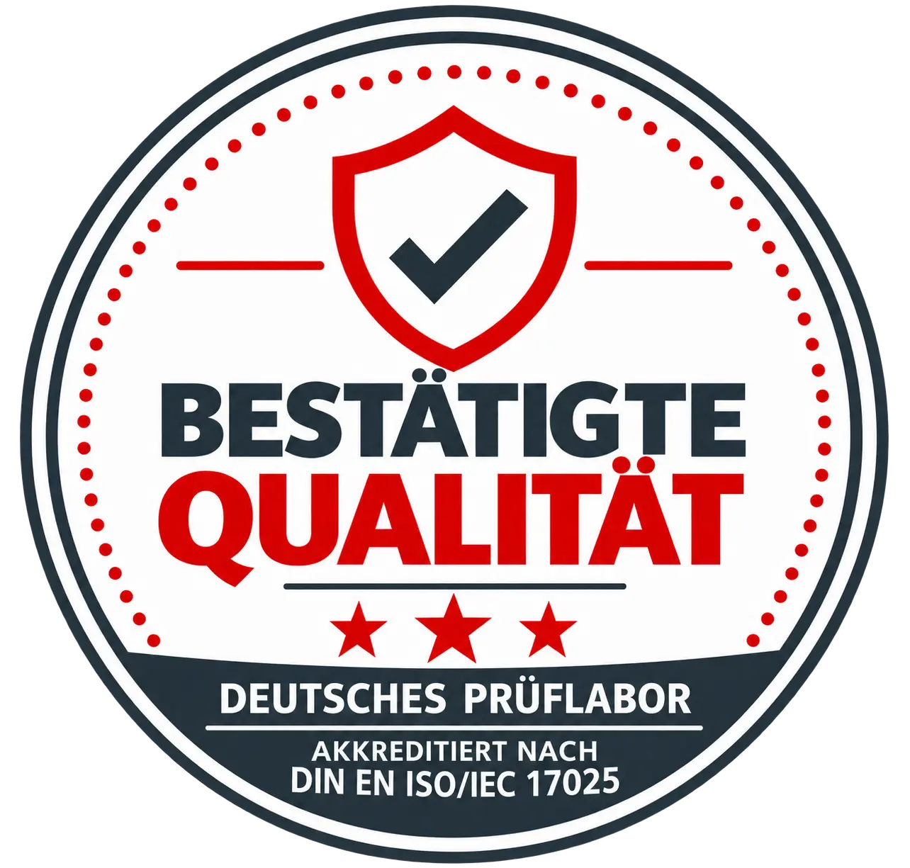 Label Laborgeprüfte Qualität