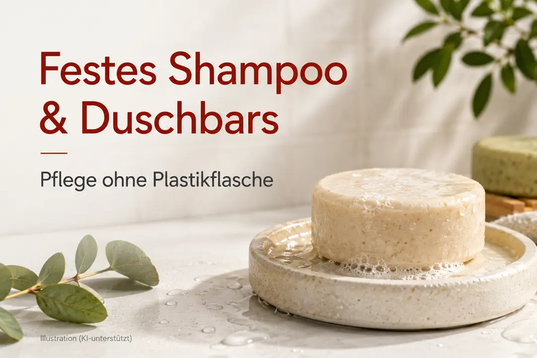 Shampoobar in einer Ablageschale