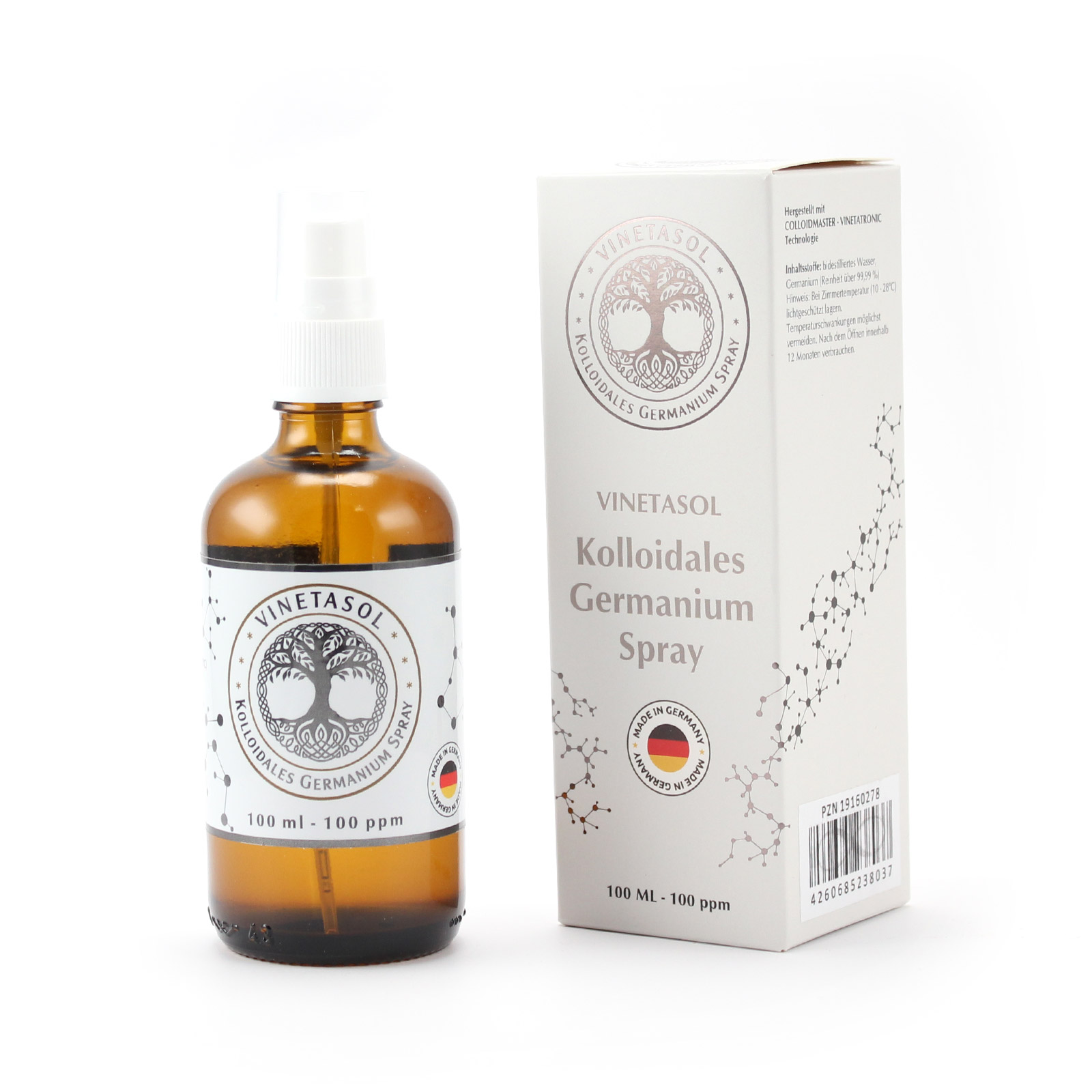 VINETASOL - Kolloidales Germanium 100 ppm / 100 ml Spray