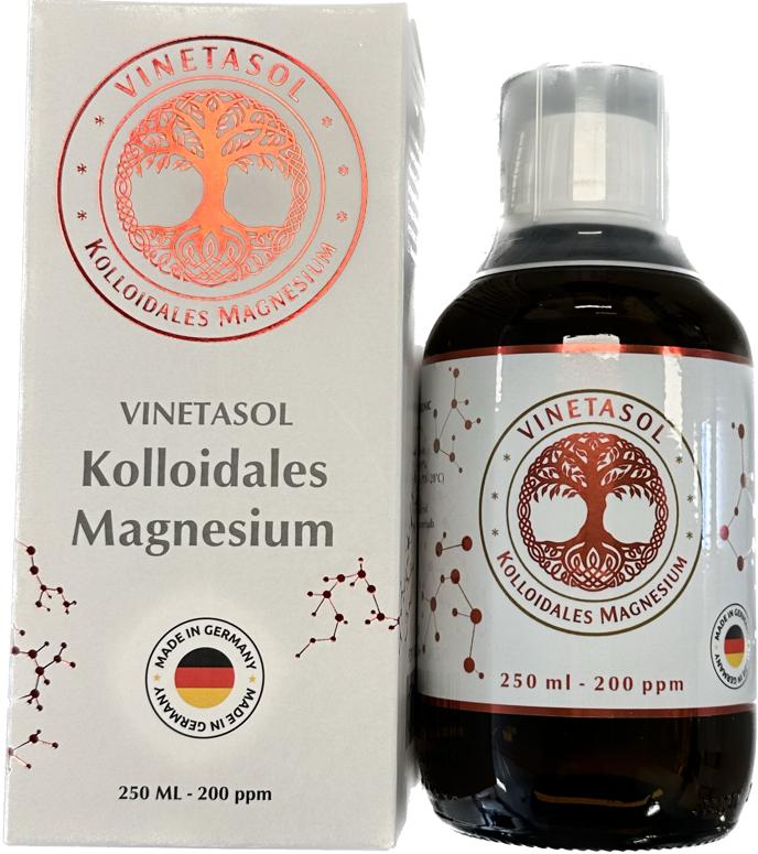 VINETASOL - Kolloidales Magnesium 200ppm / 250 ml