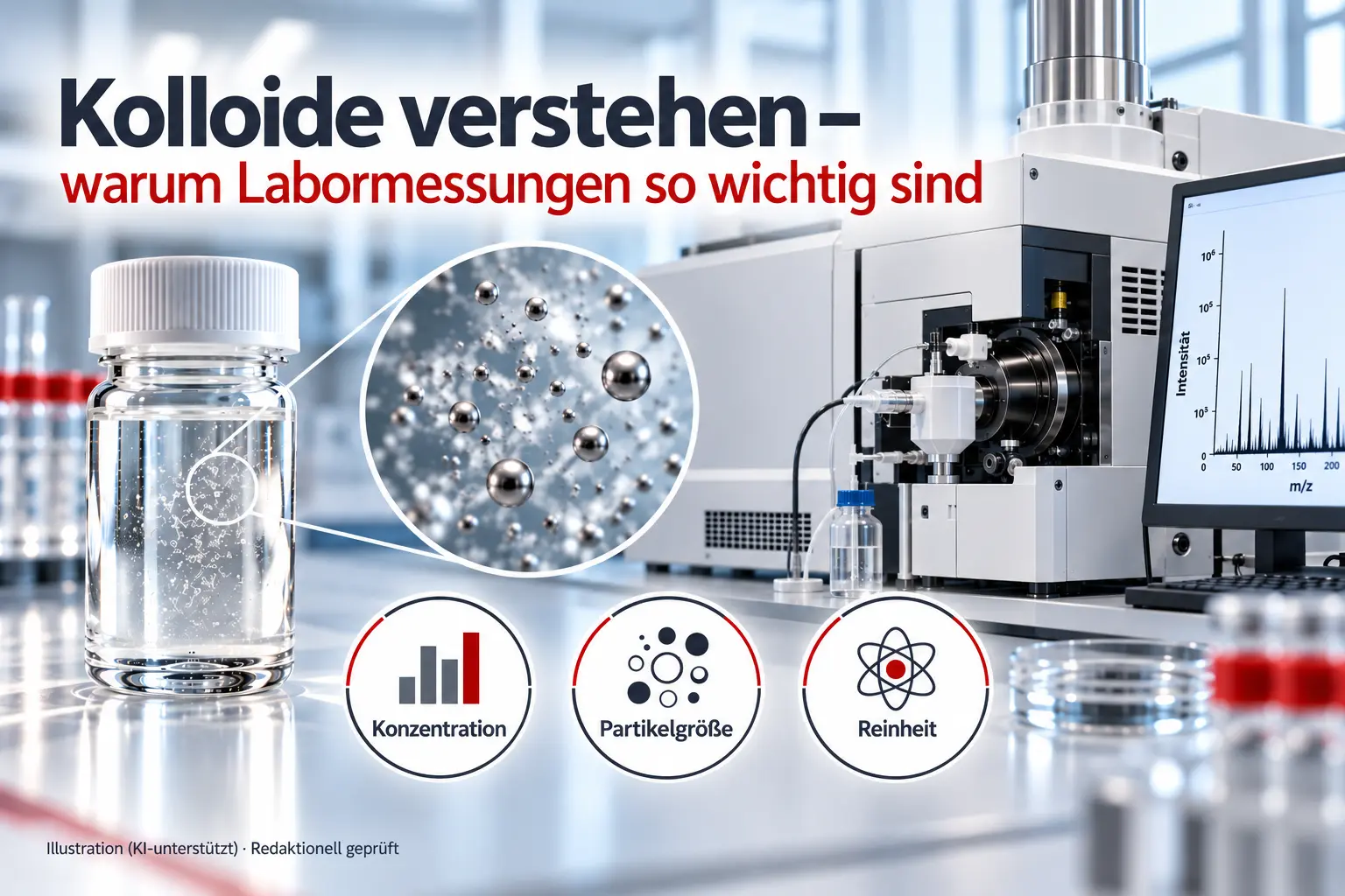 Kolloide im Labor – Analyse von Konzentration, Partikelgröße und Reinheit