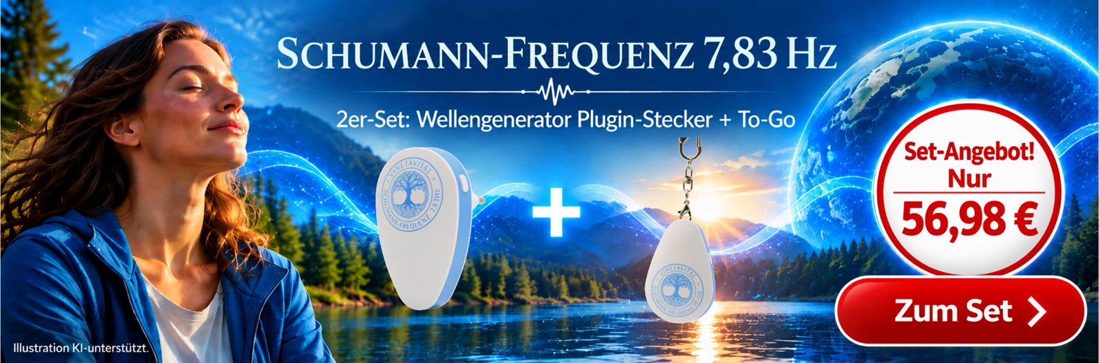 Schumann Frequenz 2er-Set