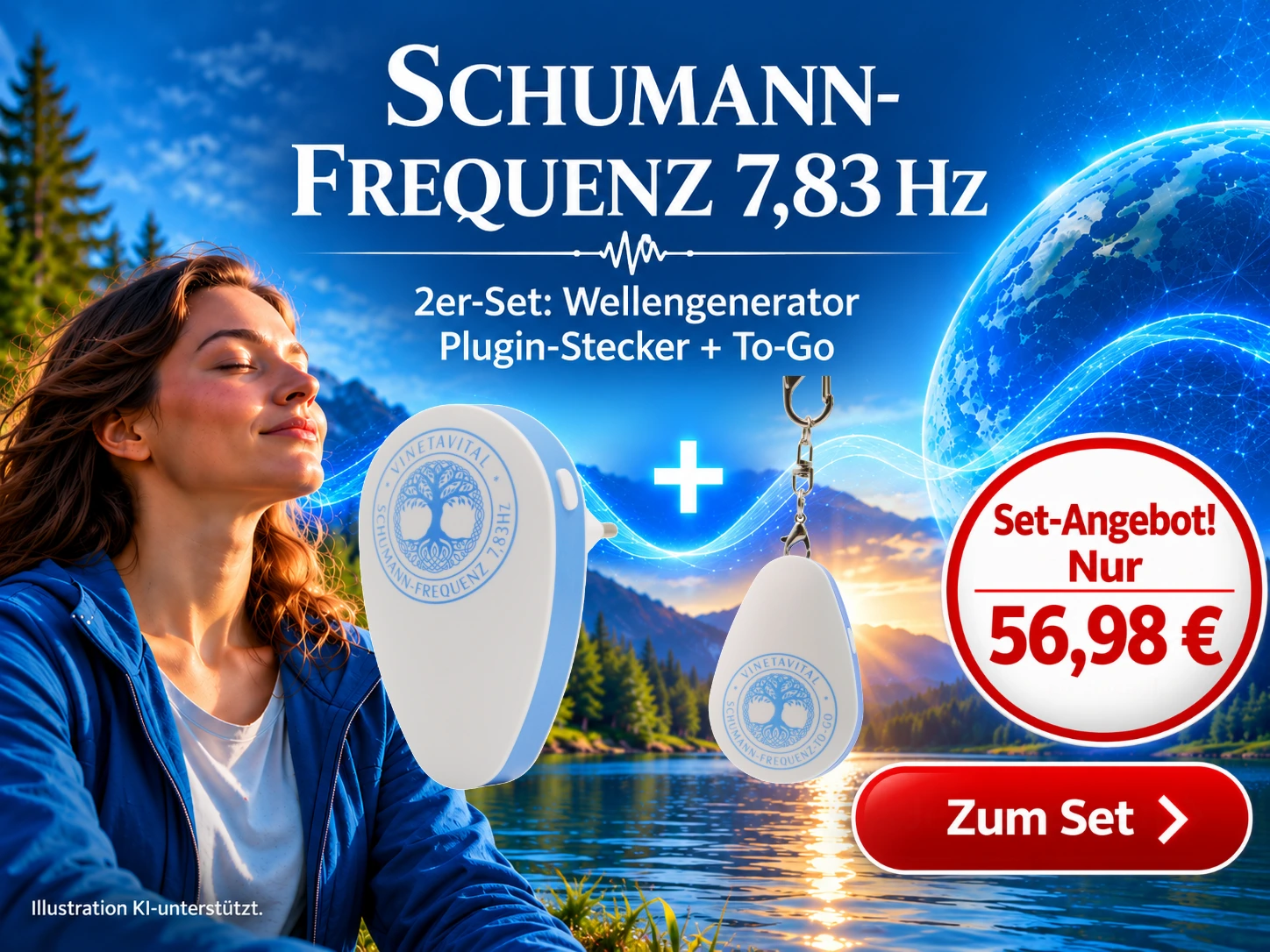 Schumann Frequenz 2er-Set
