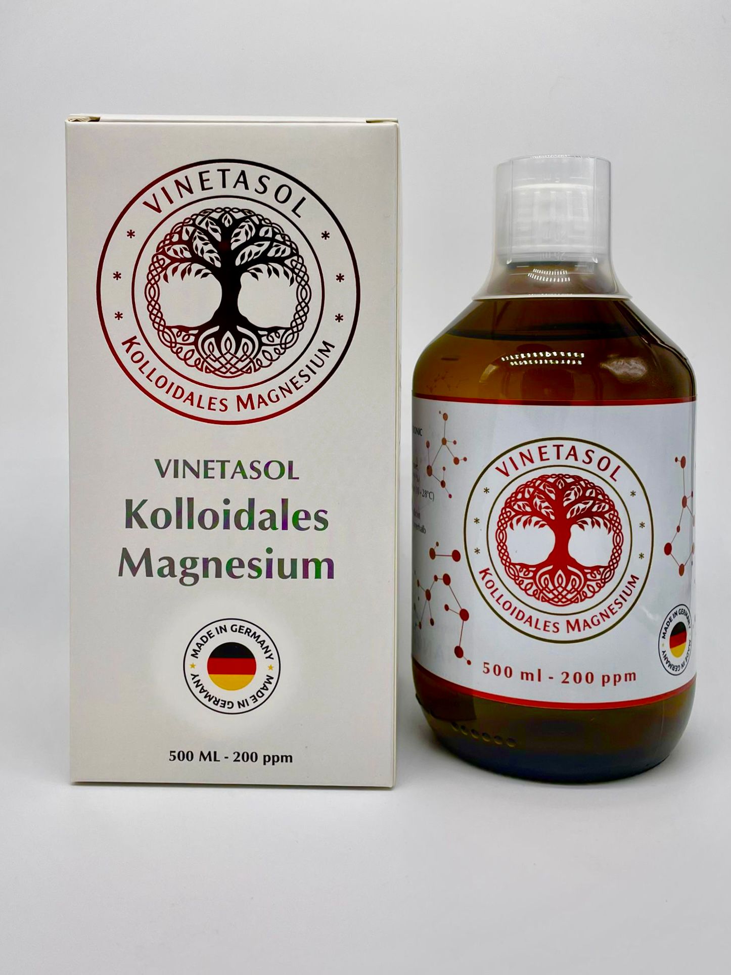 VINETASOL - Kolloidales Magnesium 200ppm / 500 ml