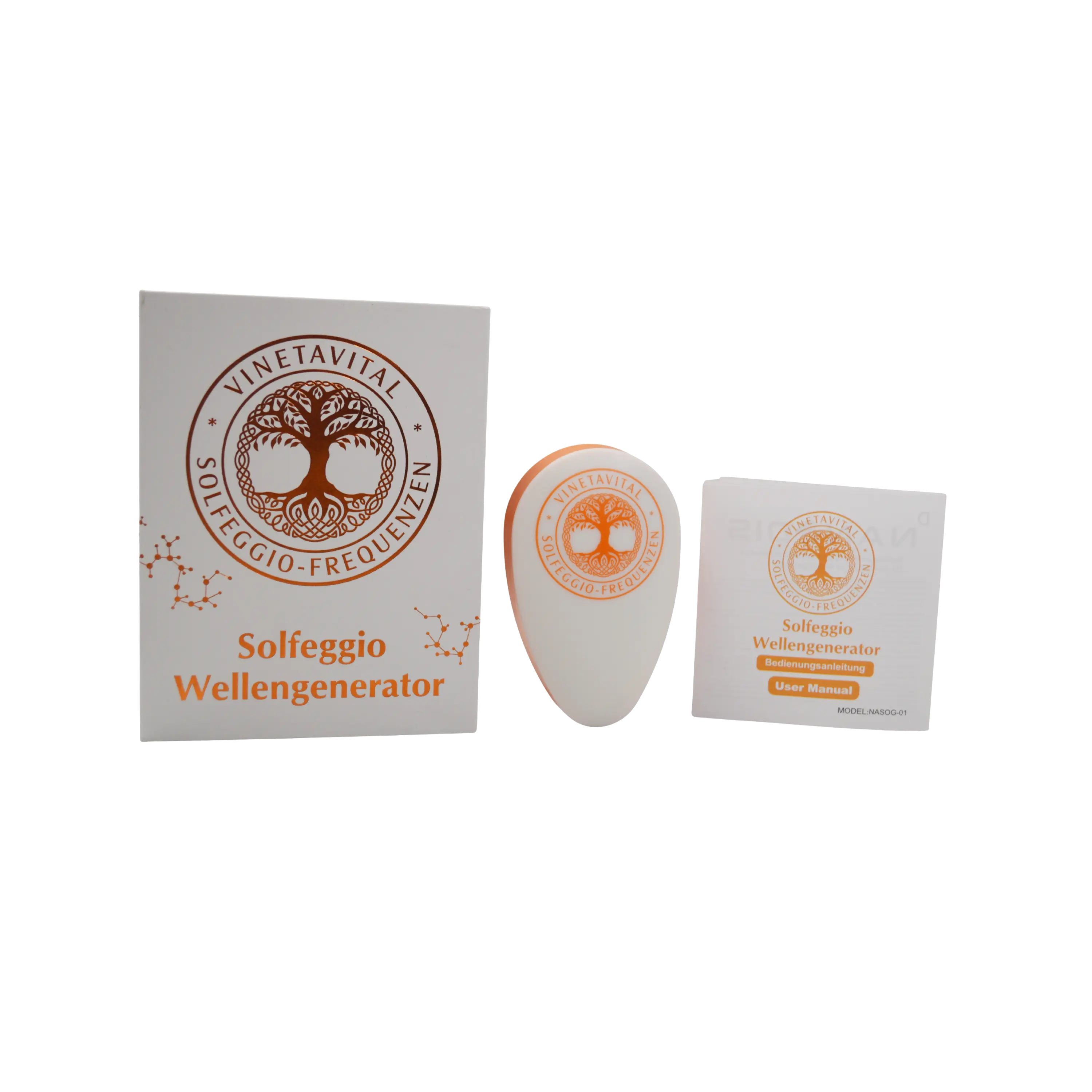 Solfeggio Wellengenerator mit Verpackung + Bedienungsanleitung