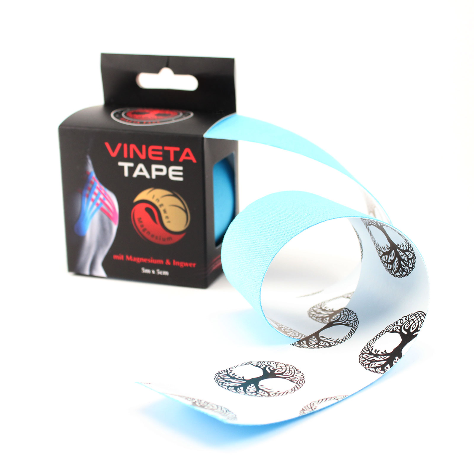 10x VINETATAPE mit Magnesium und Ingwer - hellblau