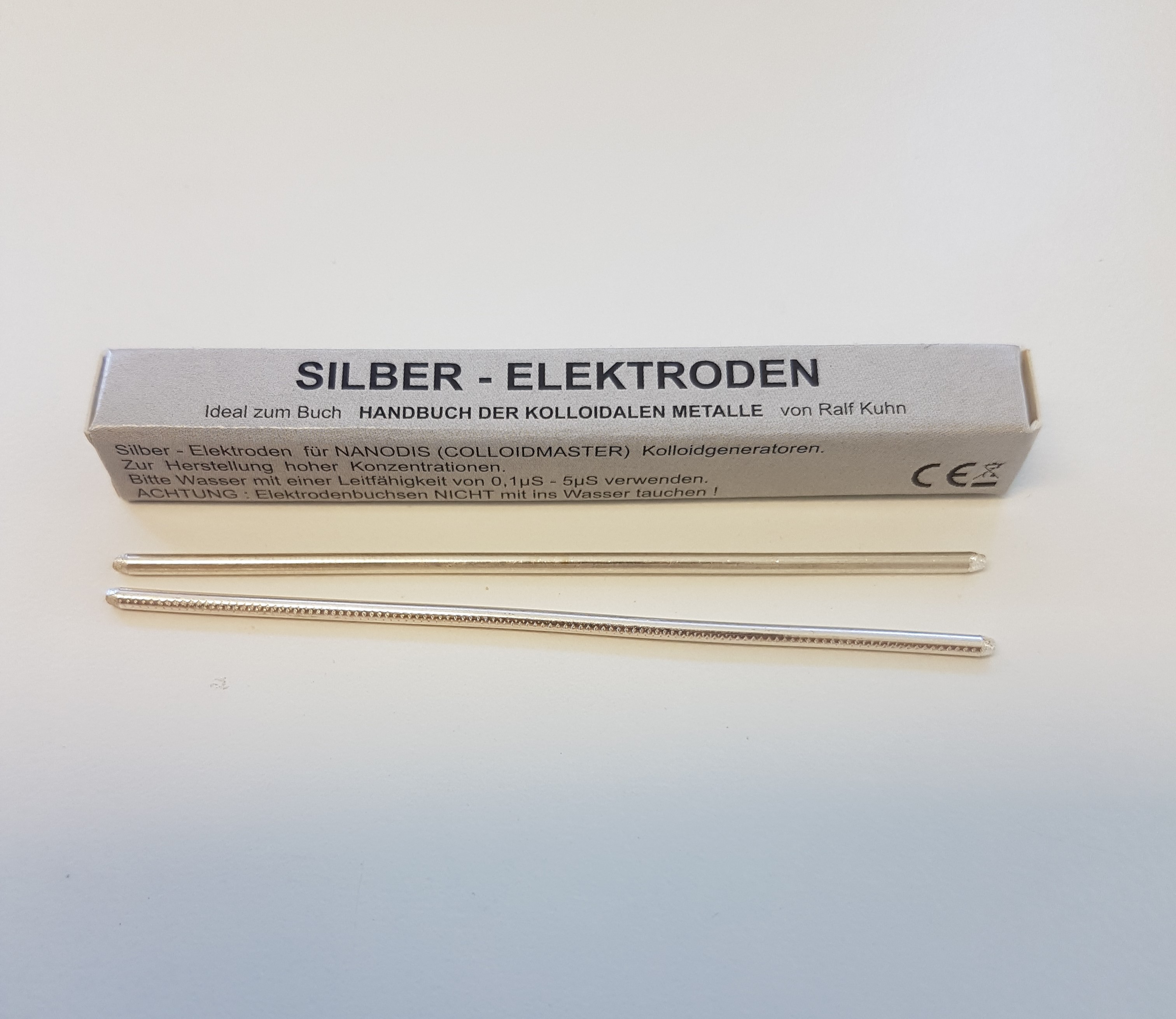 Elektroden Set Feinsilber 99,99% (2mmx80mm)