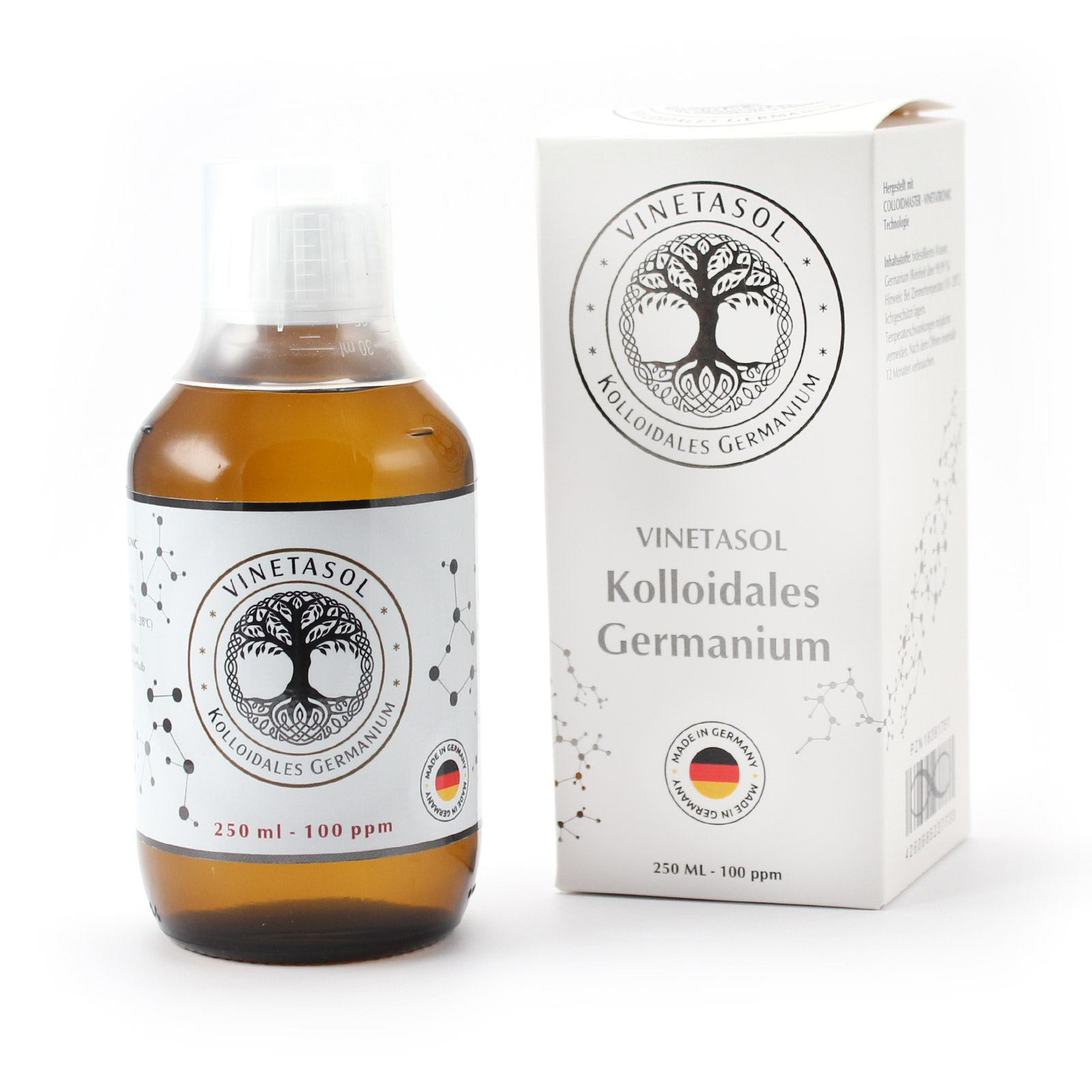 VINETASOL - Kolloidales Germanium 100 ppm / 250 ml 