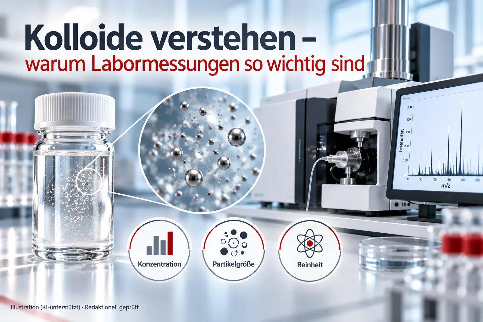 Kolloide im Labor – Analyse von Konzentration, Partikelgröße und Reinheit