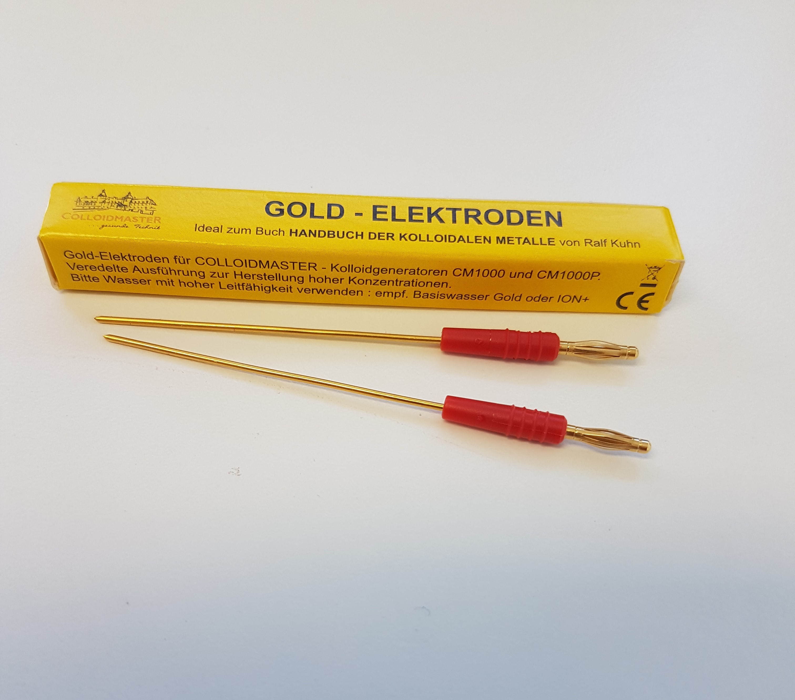 Gold Elektroden Set 99,99% (1mmx55mm) Feingold