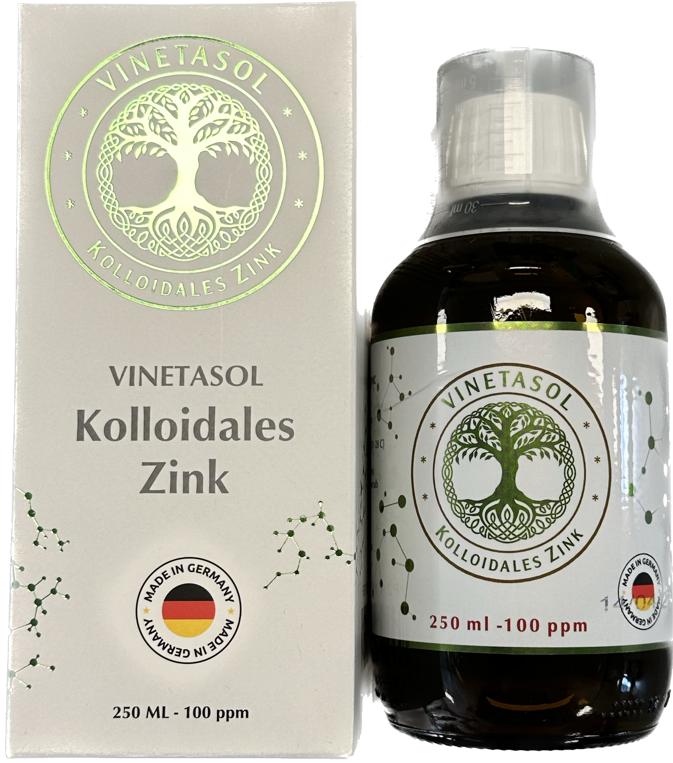 VINETASOL - Kolloidales Zink 100 ppm / 250 ml