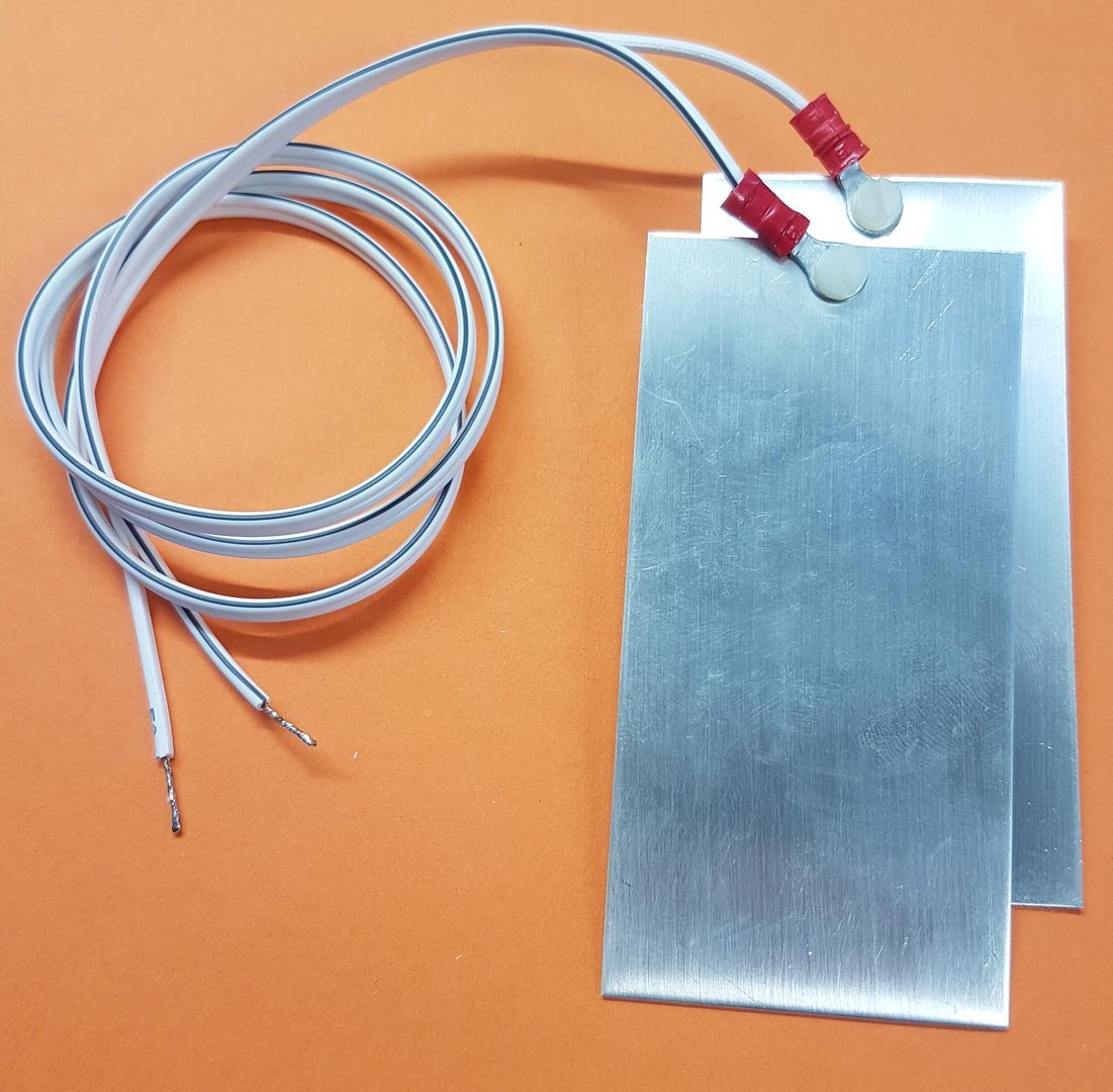 Elektroden Set Silber Platten 50mmx100mmx1mm