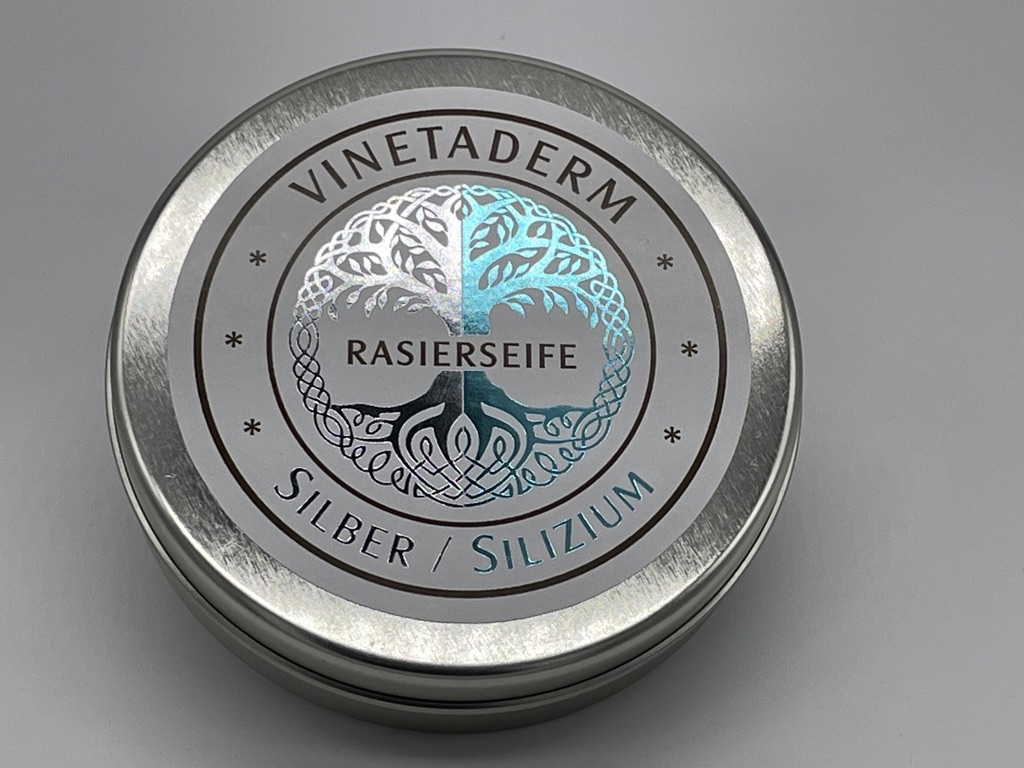 VINETADERM - Rasier Seife mit Silber und Silizium
