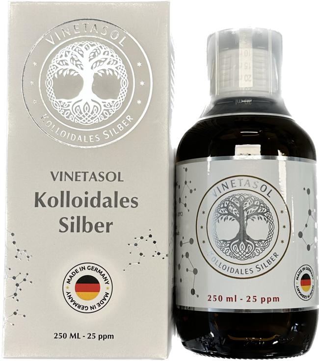 VINETASOL - Kolloidales Silber  25ppm / 250 ml
