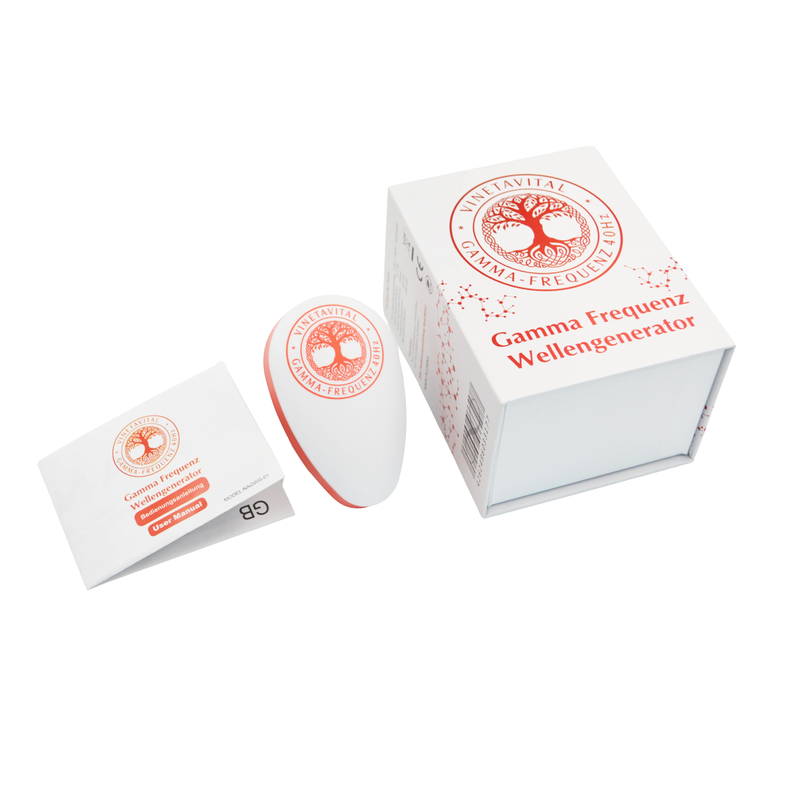Gamma Wellengenerator mit Verpackung und Bendienungsanleitung