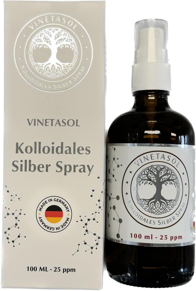 VINETASOL - Kolloidales Silber Sprüh 25 ppm / 100 ml