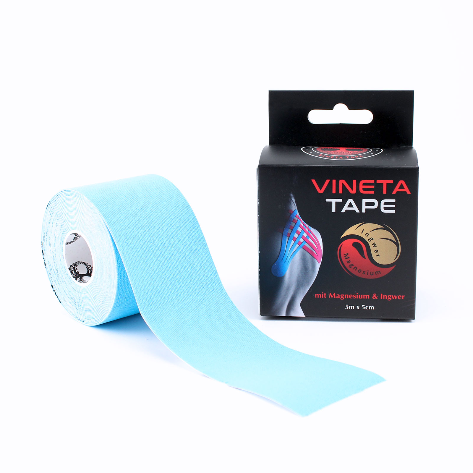 10x VINETATAPE mit Magnesium und Ingwer - hellblau