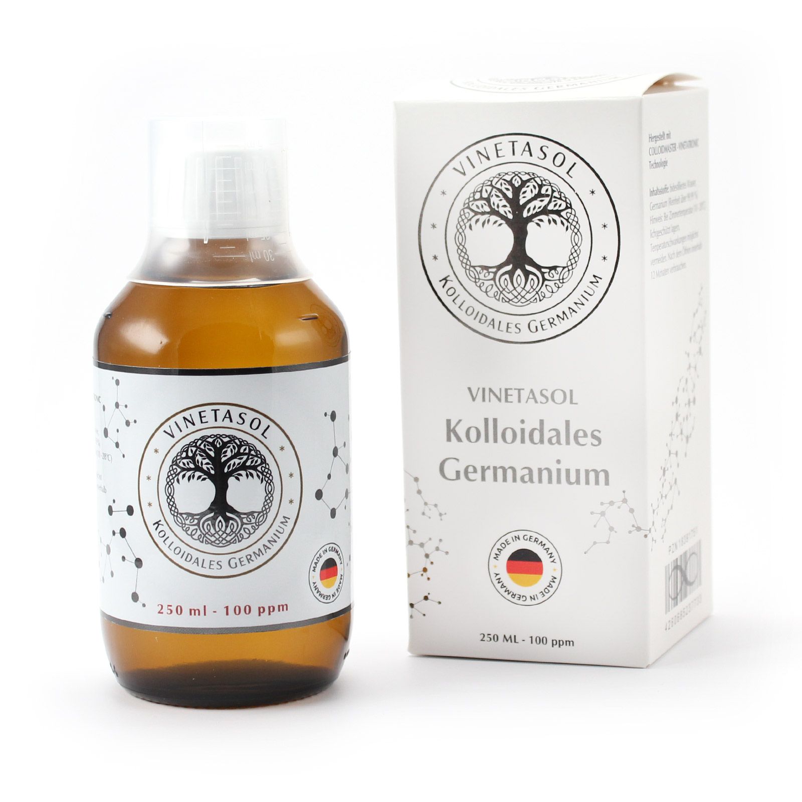 VINETASOL - Kolloidales Germanium 100 ppm / 250 ml / 4260685237733 | 1014