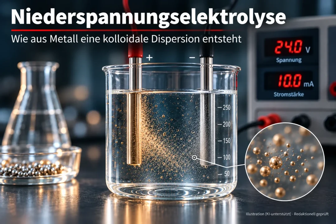 Niederspannungselektrolyse: Kolloide sicher und reproduzierbar herstellen